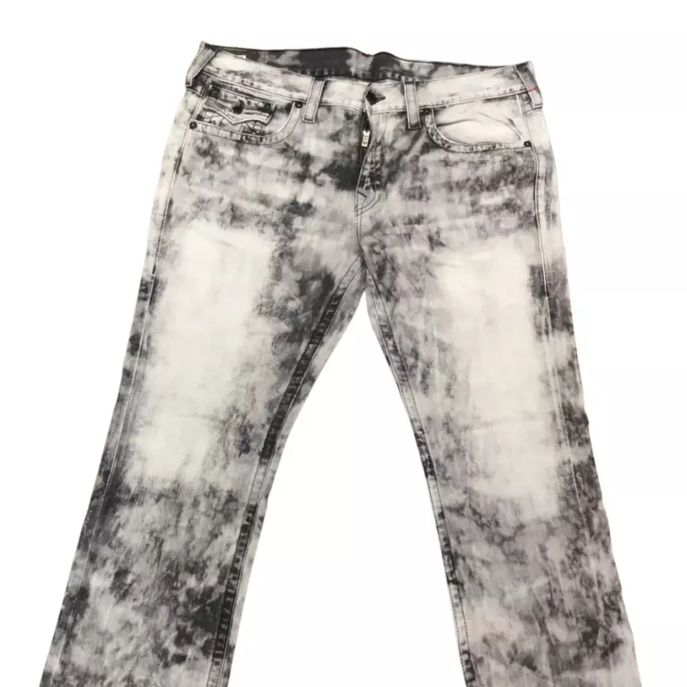 TRUE RELIGION MENS RICKY MIDNIGHT BLACK 34x32